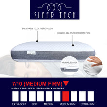 Load image into Gallery viewer, Cooling Memory Foam Pillow